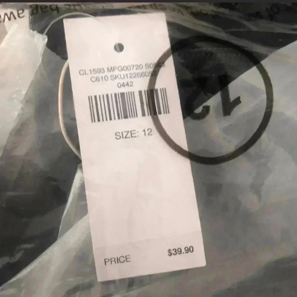 🆕JUSTICE BLACK SIDE LACE FAUX FUR BOOTS 12🆕 - Picture 4 of 5